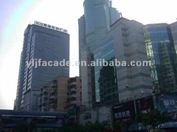 Aluminium Glass Unitized Glass Structural Curtain wall system