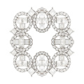 Clips de boucle de chaussure en métal Diamante, vente chaude