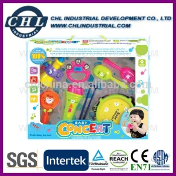 Promotional logo printed drum set toys