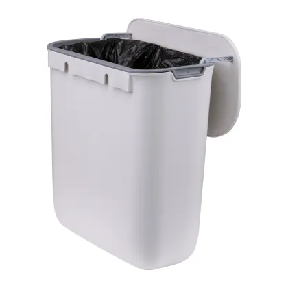 JAH Hanging Trash Can Wall-Mounted Plastic Trash Bin