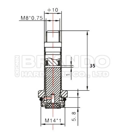 Dimension of GPC 10 solenoid stem: