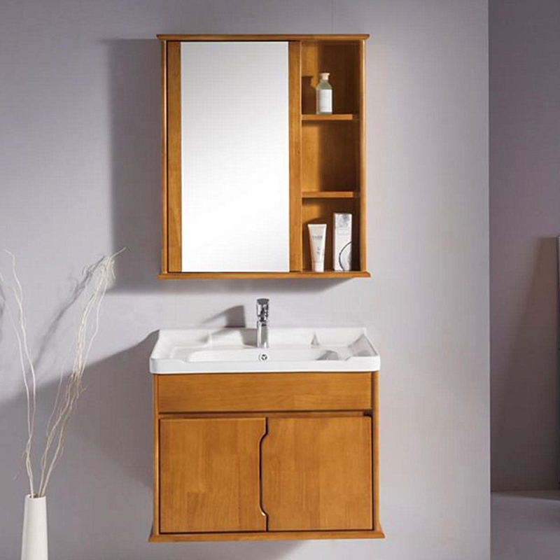 New Design Wooden Oak Floating Vanity