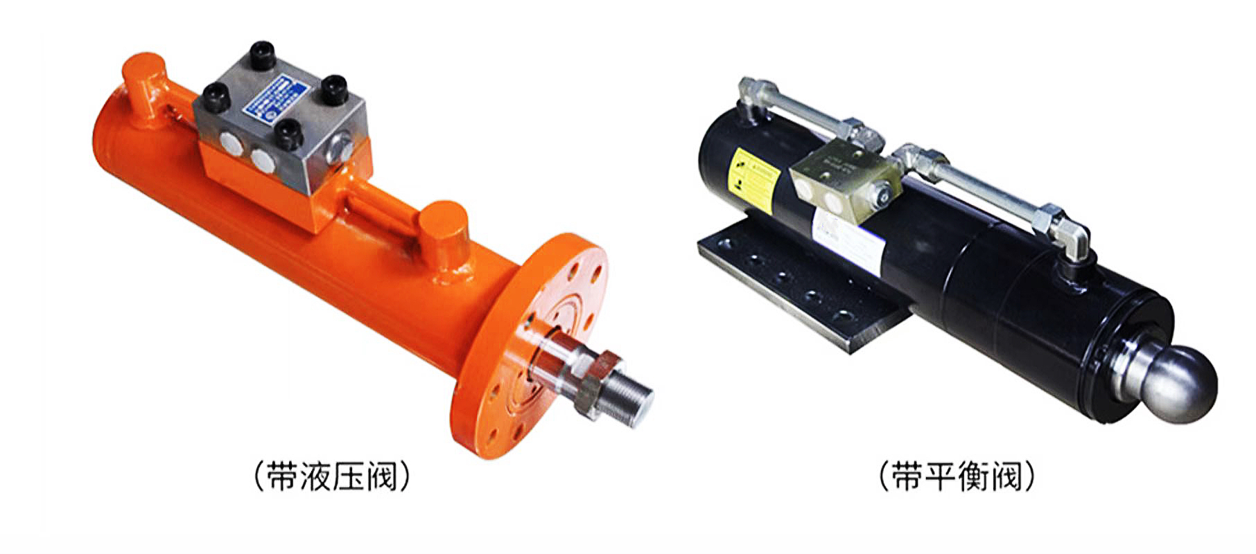 Hydraulic cylinder with valve