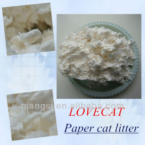 Layer paper cat litter and good quality paper cat litter