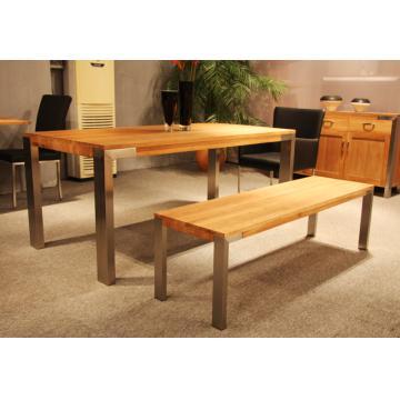 dining table solid oak wood