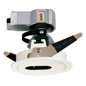 Angle adjustable ceiling spotlight MR16