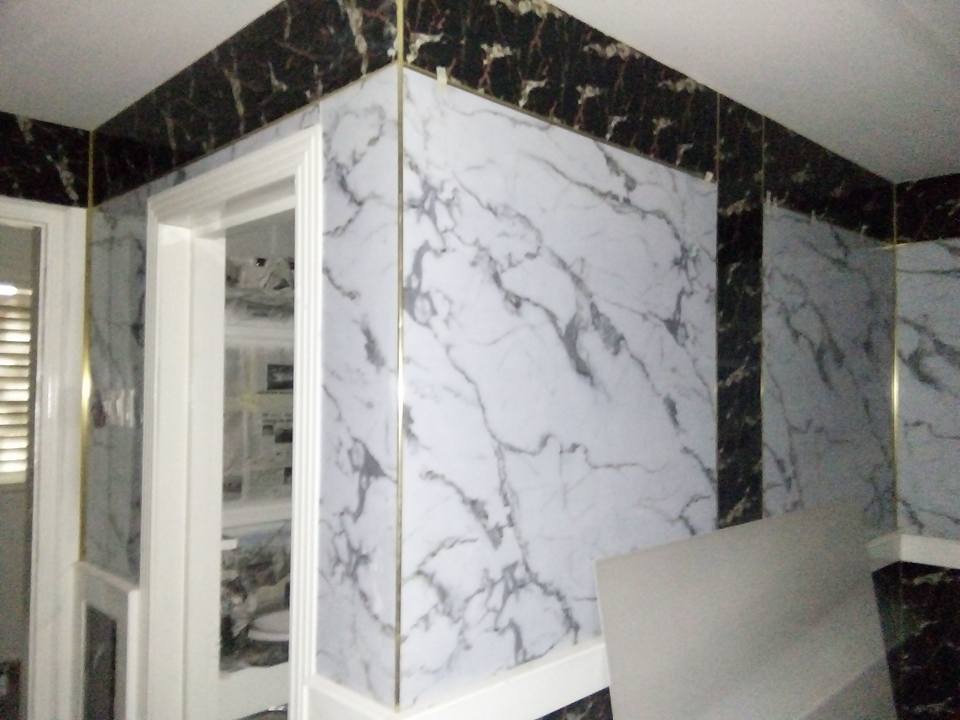 PVC Marble Wall Panel For Interior Wall Decoration