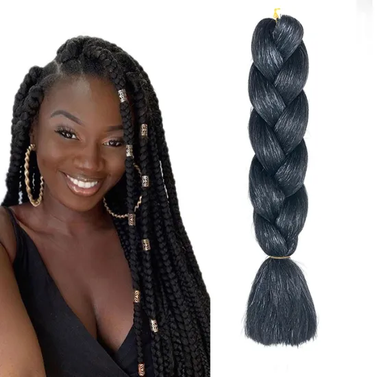 Jumbo Shiny Braiding Hair with Tinsel Attachment 100g Crochet  Braids Hair 24 inch Synthetic Hair Extensions