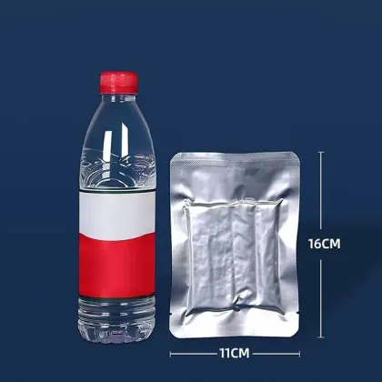 Wholesale Laminated Aluminum Foil Kraft Paper Bag With Ziplock Aluminum Foil Bag Plastic Ziplock Packaging Bag