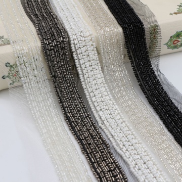 Wholesale & Retail: Modern Mesh Hand Nail Beaded Edge Accessories, Lace, Metal Beads, and Tube Lace Trim