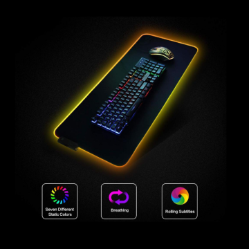 Extra Large RGB Gaming Mouse Pad with 14 Lighting Modes