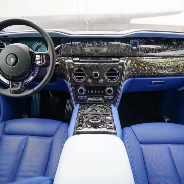 Rolls-Royce Cullinan Carbon Fiber Interior Upgrade - Dry Carbon Trim Center Panel