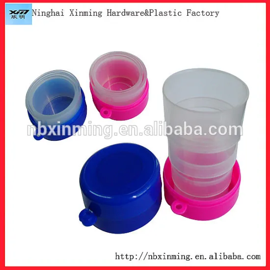 Manufacturer Plastic travel camping folding cup