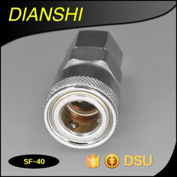 Two touch female swivel hydraulic hose fitting bobcat fitting with ball locking