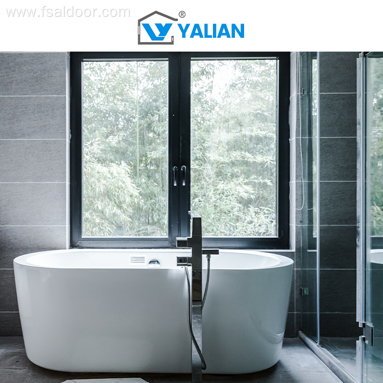 Aluminum Casement Windows Swinging Style Soundproof Function