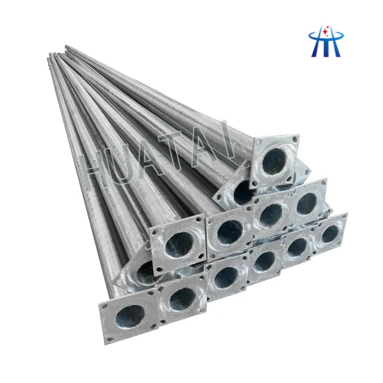 Customized Huatai Traffic Light Poles - Hot-Dip Galvanized Q235 High Light Poles