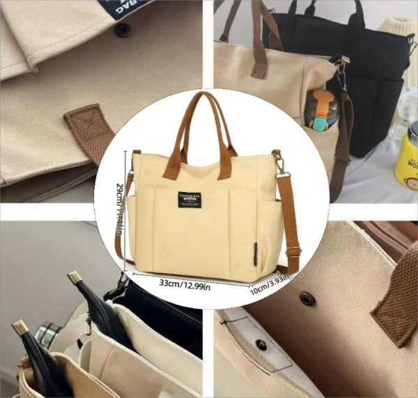 ถุงผ้าใบผ้าใบที่เป็นมิตรกับสิ่งแวดล้อมใหม่ New Eco-Friendly Canvas Cotton Bag