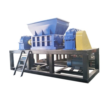 Double Shaft Shredder Recycling Line: Plastic, Tire, and Glass Shredding Machine for Sale