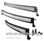 Super quality waterproof offroad 50 inch 288w wholesale car curved led light bar