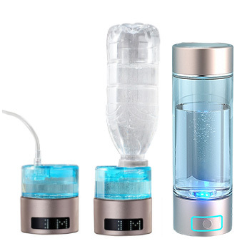 Smart Rechargeable Hydrogen Rich Water Ionizer Bottle