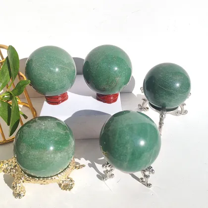 Wholesale Green Aventurine Healing Crystal Spheres