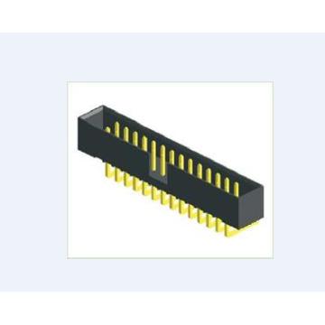 2.00mm(.079") Pitch Shrouded PCB Box Header through-hole/THT 90° H=6.40