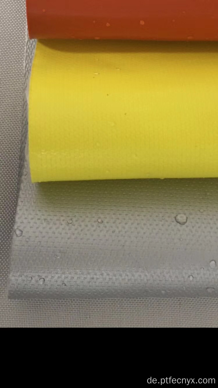Einzelseitiges beschichtetes Silikonkautschuk-Tuch mit Klebstoff