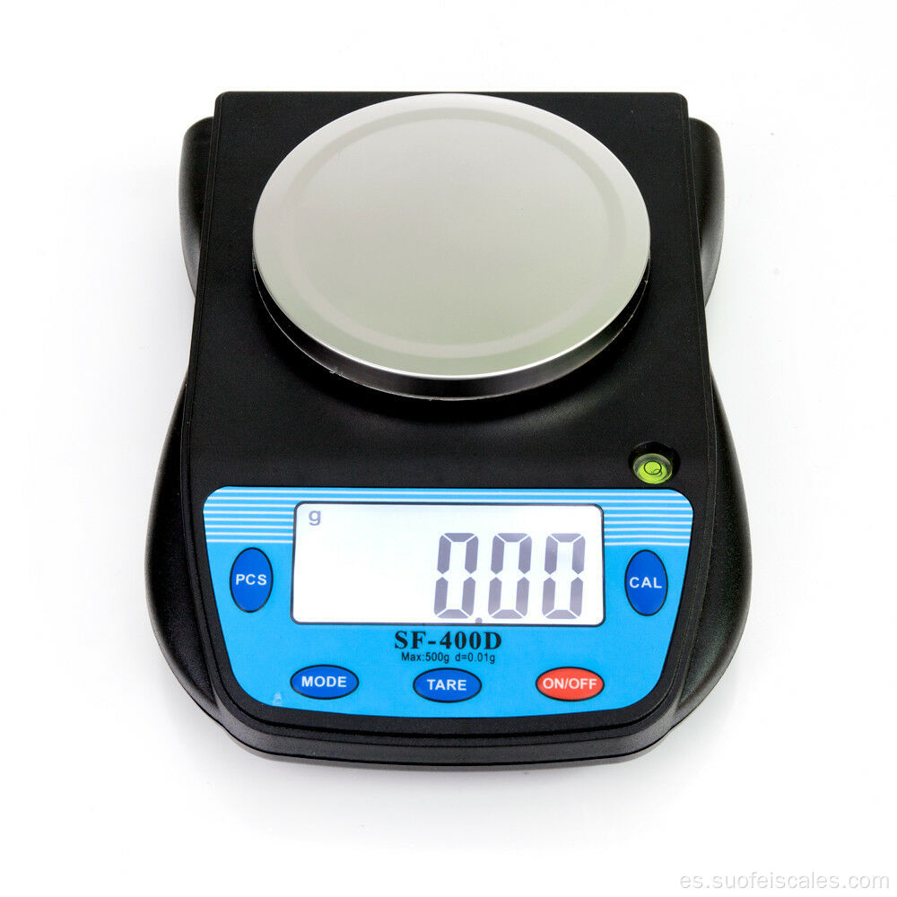 Escala de pesaje electrónico de laboratorio analítico SF-400D