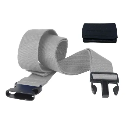 Senior Gray Quick Release Buckle Gait Belt