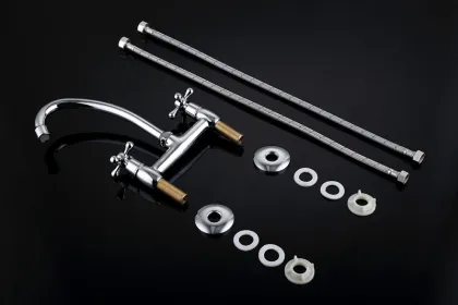 Dual Handle Faucet Brass Basin Faucet