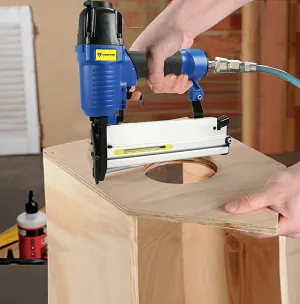 Pneumatic Brad Nailer for Woodworking - RONGPENG SF5040 Brad Air Nailers and Staplers