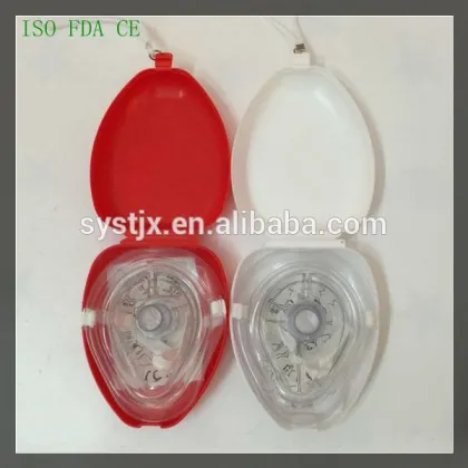 Chinese products red color shell first aid CPR mask