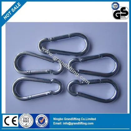 Black Coated DIN 5299c Carabiner Hook