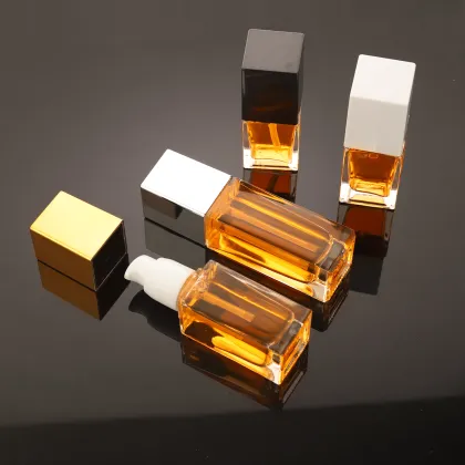 Clear cosmetic containers bottles,cosmetic airless pump jars