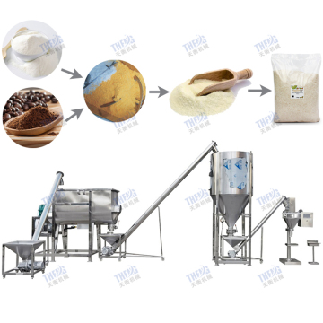 Seasoning Powder Mixing and Packing Machine Line
