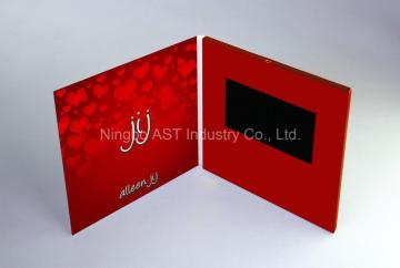 7.0 Inch Video Brochure Card Video Advertising