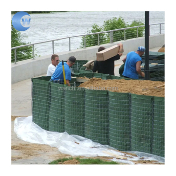 High Zinc Galvanized Welded Gabion Box Explosion-Proof Barrier