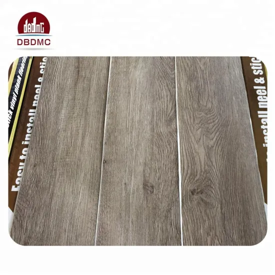Oak wood grain 2.5mm 0.2mm wearlayer Self adhesive PVC vinyl floor