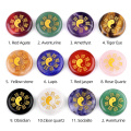 Yellow Jade 25MM Circular Disc Mat Handmade Craved Pattern-Taiji Bagua For Home Decor