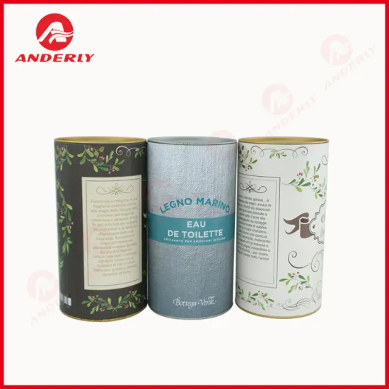 Customized Tinplate Lid And Bottom Paper Tube