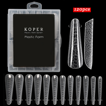 Pemegang Tanpa Paper Manicure Crystal acuan dengan phototherapy cepat untuk lanjutan kuku - 120 keping berkotak