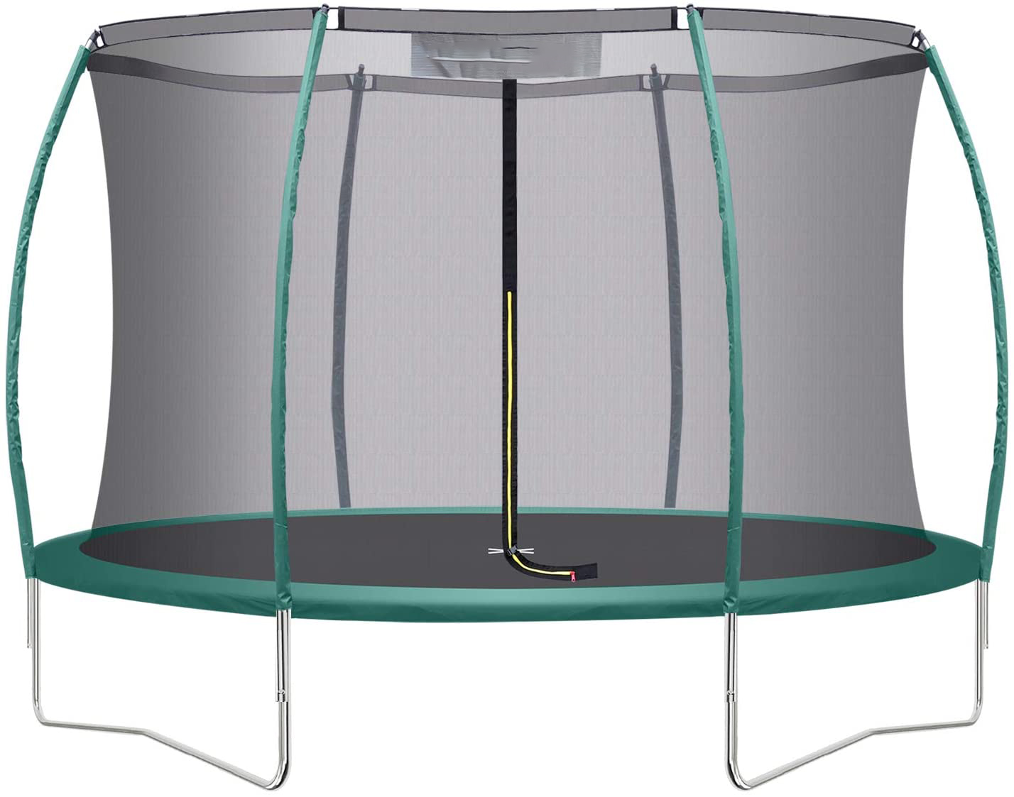 Trampoline de jardin anti-automne avec clôture de sécurité