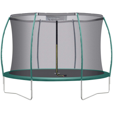 Garden anti fall trampoline with safety fence