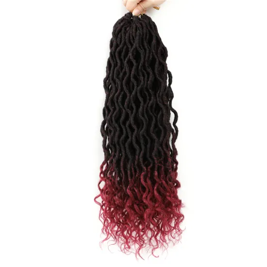 X-TRESS Fashion Style Ombre Silky Curly Afro Braids Hair Bundle For Women Daily Heat Resistant Synthetic Braiding Hair Extension
