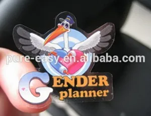 Logo printing transparent sticker