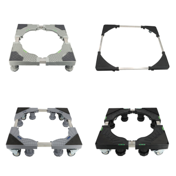 Glosok Universal Roller Washer Dryer Spare Parts: 360 Degree Mobile Adjustable Wheels and Washing Machine Pedestal Base