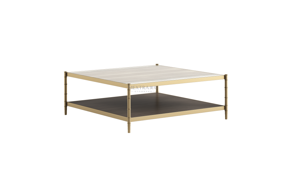 Natural Marble top coffee table designer coffee table