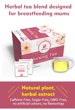 Organic Nursing Tea for Breastfeeding: Enhances Breast Milk Lactation