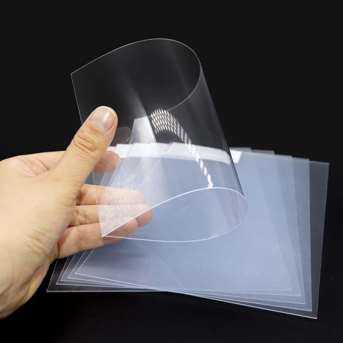Hoja transparente de PVC dura para la ventana de caja