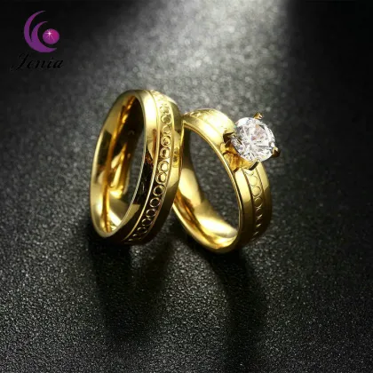 Jenia Cheap Wholesale Jewelry 18k Gold Plated Jewelry Teenage Fashion Jewelry Ring